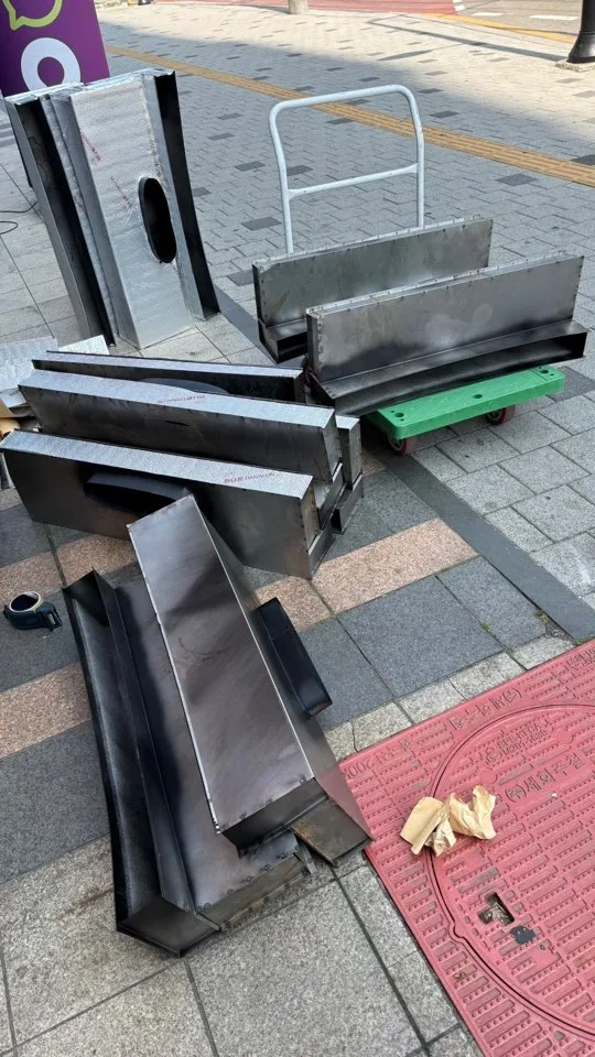 동탄 상가공조시공 현장 사진