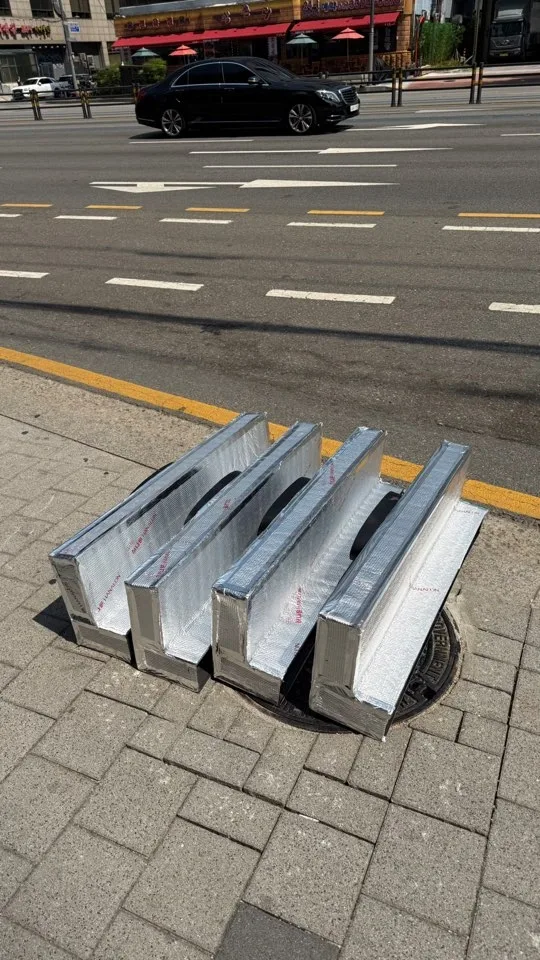 공덕 상가공조시공 현장 사진