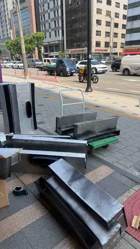 광화문 상가공조시공 현장 사진